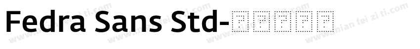 Fedra Sans Std字体转换